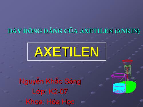 Dãy đồng đẳng của axetilen