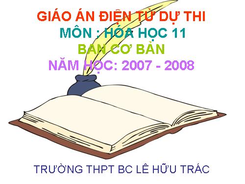 Tiết 34: Ôn tập: Sự điện li