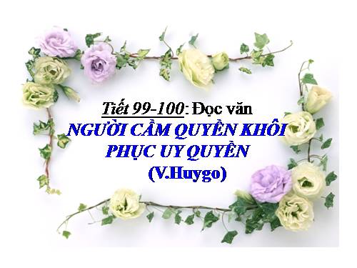 Tuần 28. Người cầm quyền khôi phục uy quyền