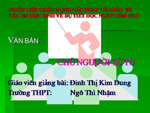 Tuần 11. Chữ người tử tù