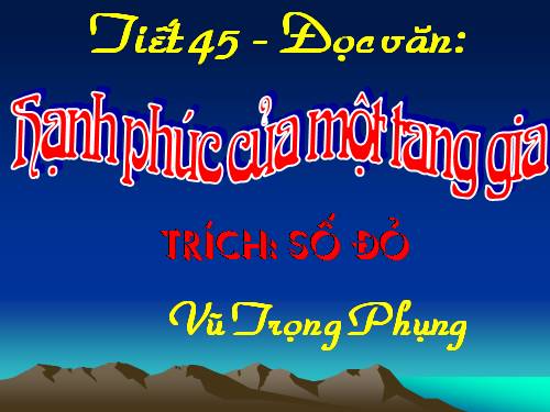 Tuần 12. Hạnh phúc của một tang gia