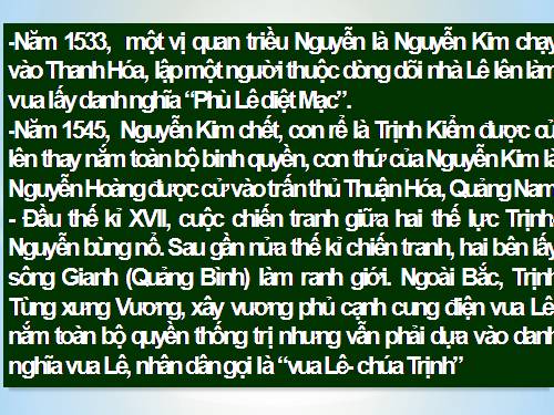 Tuần 1. Vào phủ chúa Trịnh (Thượng kinh kí sự)