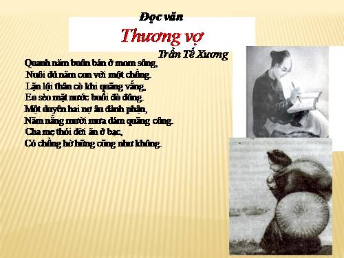 Tuần 3. Thương vợ.