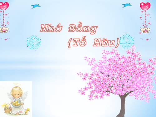 Tuần 24. Đọc thêm: Nhớ đồng