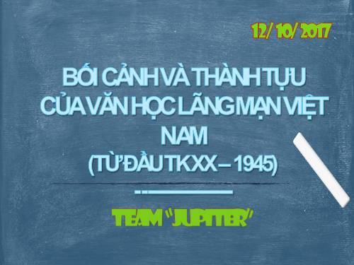 Tuần 9. Khái quát văn học Việt Nam từ đầu thế kỉ XX đến Cách mạng tháng Tám năm 1945