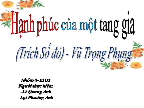 Tuần 12. Hạnh phúc của một tang gia