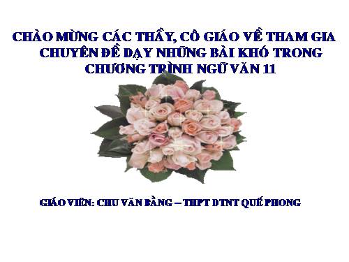 Tuần 11. Luyện tập vận dụng kết hợp các thao tác lập luận phân tích và so sánh