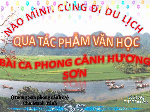 Tuần 5. Đọc thêm: Bài ca phong cảnh Hương Sơn (Hương Sơn phong cảnh ca)