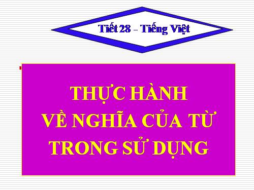 Tuần 10. Ngữ cảnh