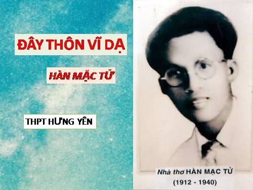 Tuần 23. Đây thôn Vĩ Dạ