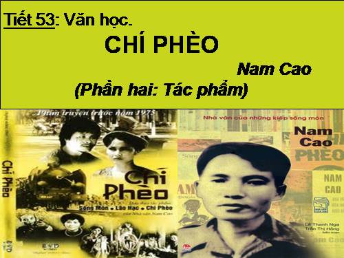 Tuần 13. Chí Phèo