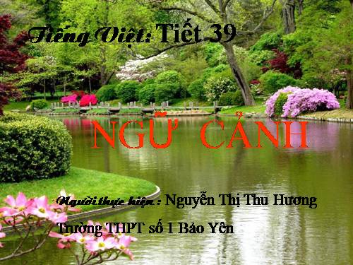 Tuần 10. Ngữ cảnh