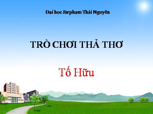 chơi thả thơ