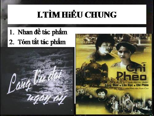 Tuần 13. Chí Phèo