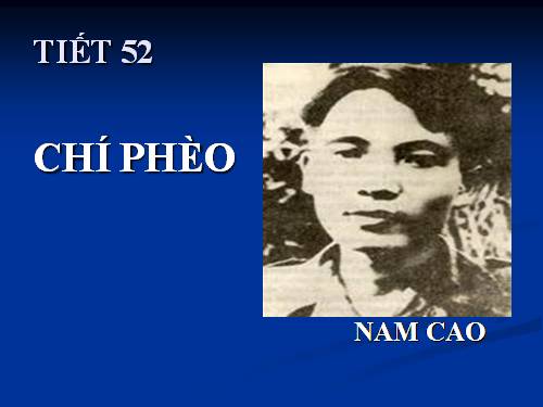 Tuần 13. Chí Phèo