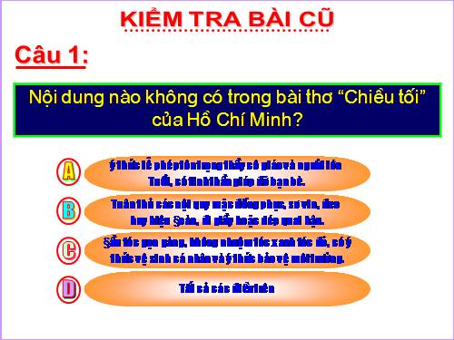 Tuần 23. Chiều tối (Mộ)