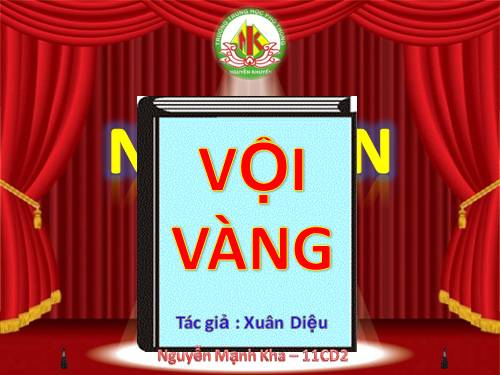 Tuần 21. Vội vàng