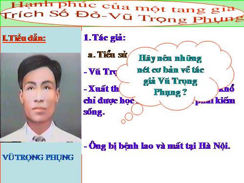 Tuần 12. Hạnh phúc của một tang gia