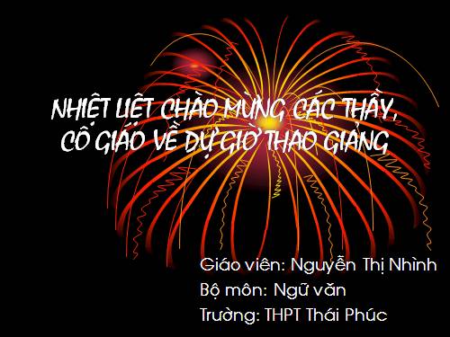 Tuần 11. Chữ người tử tù