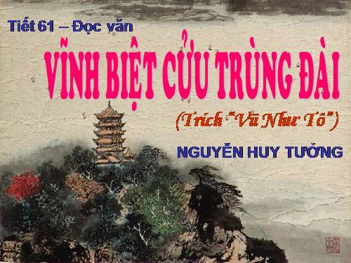 Tuần 16. Vĩnh biệt Cửu Trùng Đài