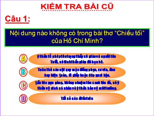 Tuần 23. Chiều tối (Mộ)