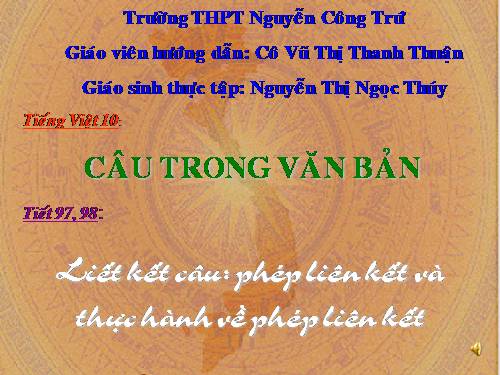 Tuần 16. Thực hành về sử dụng một số kiểu câu trong văn bản