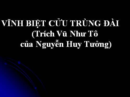 Tuần 16. Vĩnh biệt Cửu Trùng Đài