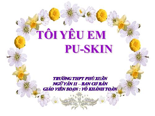 Tuần 26. Tôi yêu em