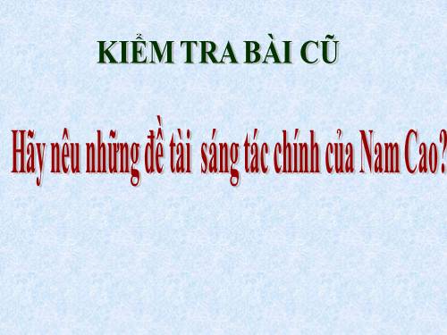 Tuần 13. Chí Phèo