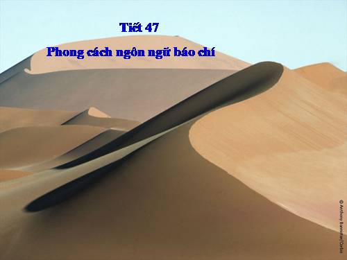 Tuần 12. Phong cách ngôn ngữ báo chí