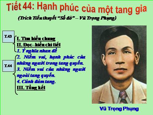 Tuần 12. Hạnh phúc của một tang gia