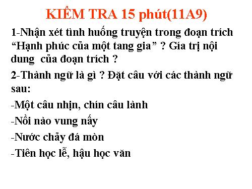 Tuần 13. Chí Phèo