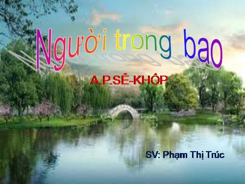 Tuần 27. Người trong bao