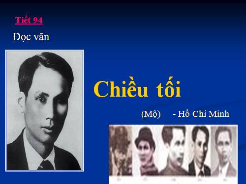 Tuần 23. Chiều tối (Mộ)