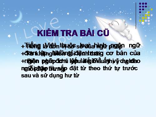 Tuần 26. Tôi yêu em