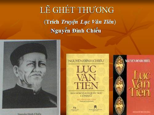 Tuần 5. Lẽ ghét thương