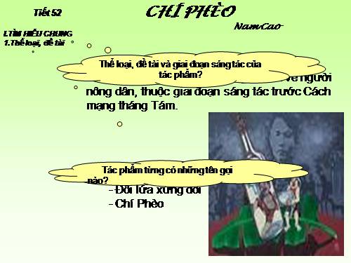 Tuần 13. Chí Phèo