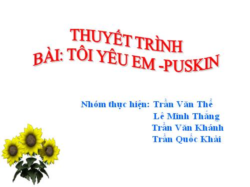 Tuần 26. Tôi yêu em