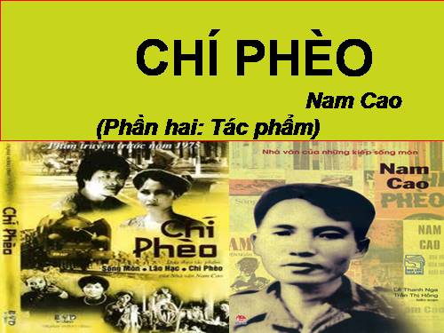 Tuần 13. Chí Phèo