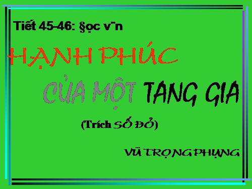 Tuần 12. Hạnh phúc của một tang gia