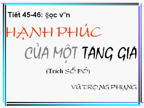 Tuần 12. Hạnh phúc của một tang gia