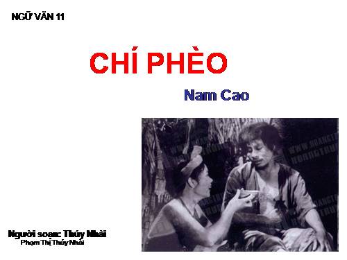 Tuần 13. Chí Phèo