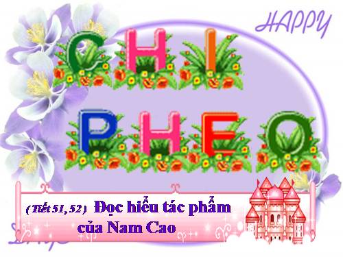 Tuần 13. Chí Phèo