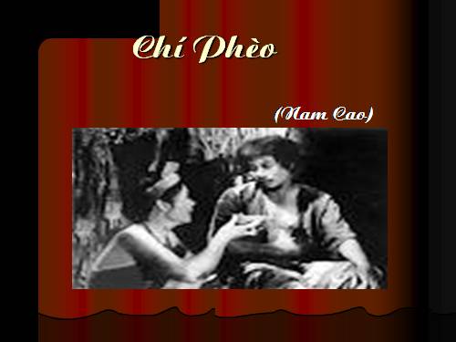 Tuần 13. Chí Phèo