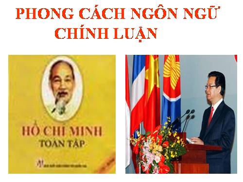 Tuần 30. Phong cách ngôn ngữ chính luận