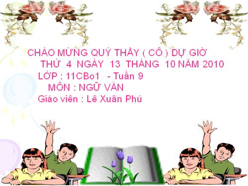 Tuần 11. Chữ người tử tù