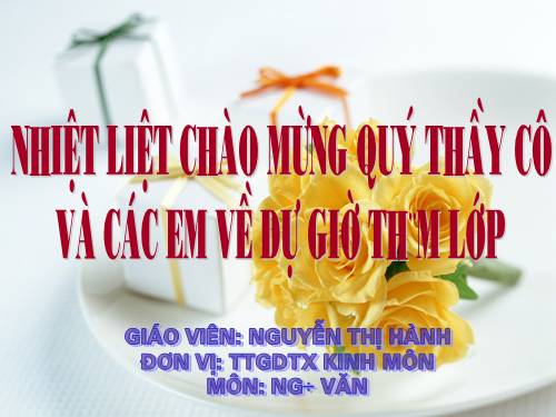 Tuần 11. Chữ người tử tù