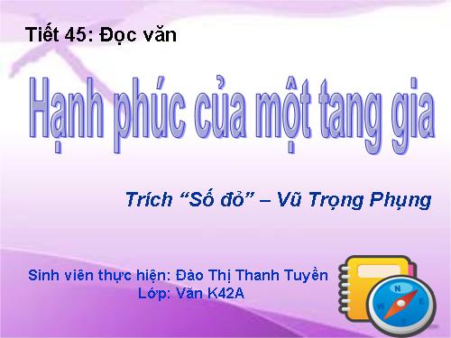 Tuần 12. Hạnh phúc của một tang gia