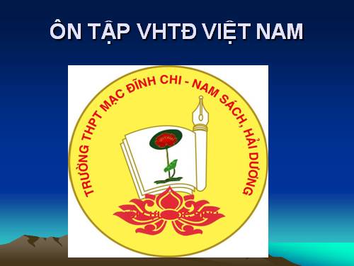 Tuần 8. Ôn tập văn học trung đại Việt Nam