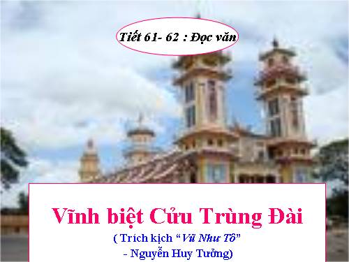 Tuần 16. Vĩnh biệt Cửu Trùng Đài